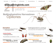 Tablet Screenshot of eakringbirds.com